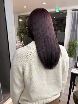 シエル バイ ケンジ 登戸 生田(CIEL by KENJE) ブリーチなしピンクブラウン/6トーン/暗めピンク10代20代