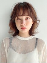 アンドレイ 表参道(andrey) 着物ヘア/ダークアッシュ/ミディアムレイヤーカット/表参道