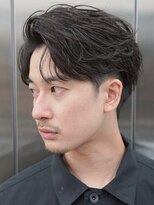 レタッチ バイ フィフス 銀座(RETOUCH by fifth) 新橋フェザーパーマセンターパートニュアンスパーマ毛流れパーマ