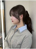 韓国ヘア/透明感/髪質改善/レイヤーカット/暗めカラー/学割/浦和