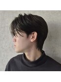 センターパート ダウンパーマ 毛流れ ウルフ カルマ
