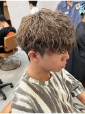 マッシュヘア/波巻きパーマ/men's/スパイラルパーマ