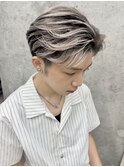 メンズバレイヤージュ/ホワイトグレージュ/外国人風