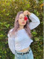 リコヘアー(LiCO HAIR)&nbsp;那覇/イメチェン/ピンクベージュ/アンブレラカラー/前髪