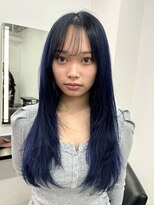 エゴ 池袋(EGO)&nbsp;ブルーカラー/レイヤーカット/エクステ