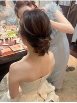 ウブ(ubu)&nbsp;結婚式　花嫁ヘア　ブライダルヘアセット
