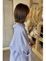 ソラ 京都桂川店(SORA.)&nbsp;大人可愛いコンパクトボブ×うる艶カラー◎