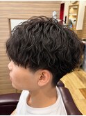 20代30代爽やかソフトツイストスパイラルナチュラルツーブロック