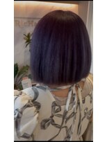 リシェイル(RICHAIR)&nbsp;ブリーチありで叶える艶バイオレットカラー