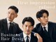 ジェントル(GENTLE)の写真/仕事でも好印象に。ビジネスパーマ×眉カットで清潔感を底上げ◎大人男性のための本格バーバー