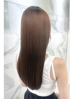 ノイ(neu)&nbsp;【静岡エリア】ショコラブラウン艶ストレートロング