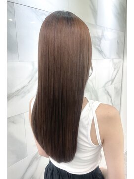 ノイ(neu) 【静岡エリア】ショコラブラウン艶ストレートロング