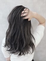 ムウ 難波(MOU)&nbsp;ハッシュカットフルバング似合わせカットレッドブラウン20代30代