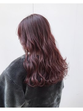 ヨーク(YOKE) 【 YOKE 】TAKUYA  Aラインロング×ローズボルドー