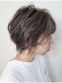 ハイライト活きる無造作ショート