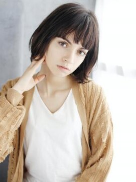 ヘアメイク ナル(hair make nalu) セミウエットのニュアンスカールボブ