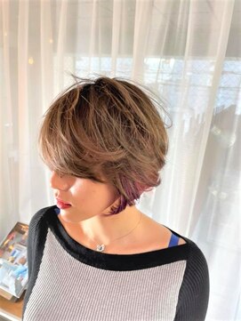 ヘアー アメイズ 東中野(Hair Amaz!) レインボー☆ショートボブで遊び心満載♪