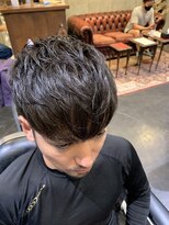 エルエー バーバーショップ 草津店(L.A BARBERSHOP)&nbsp;スタイリスト【真下】vバングマッシュスタイル