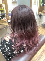 ヘアスタジオ ロメオ(hair studio Romeo)&nbsp;ハイピンクグラデーション☆
