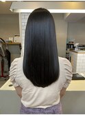 黒髪ロング