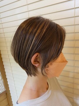 イロヘア アンジョウ(ilo.hair anjo) ハイライトショート／ベージュハイライト