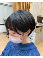 アメイジングヘアー 中沢店(AMAZING HAIR)&nbsp;【AMAZING HAIR 中沢店/長島】マッシュショート/黒髪ショート
