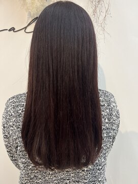 イコール 銀座(equal) カール/ベビーバング/艶ボルドー/プレミアムカラー【銀座】