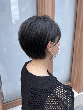 ハピネス クローバー 学園前店(Happiness CLOVER) 丸みショート/髪質改善/ベージュ/透明感/20代30代40代50代