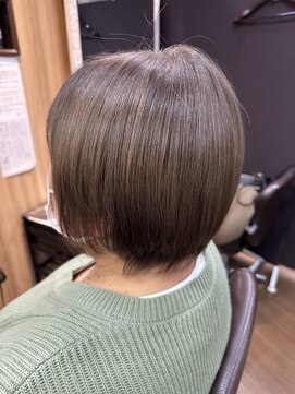 美容室ピュール オーガニックカラー～クールベージュブラウン～◎20代30代40代