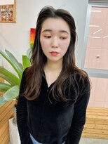 アル 心斎橋(alu)&nbsp;ココアベージュ/オリーブグレー/小顔に見せるヘア