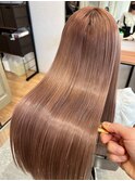圧倒的ツヤ感になれる髪質改善＿ベージュ＿ロング［東陽町］