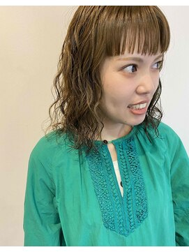 バローチェ 大阪 堀江(Barouche) 【Barouche/中島綾子】　スパイラルパーマ　　ボブ　堀江