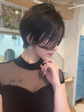 ロンド ストラーダ 心斎橋(Lond strada) ショート×ハイライト白髪ぼかし×シアーカラー[心斎橋]