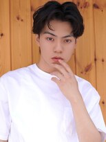 ブゾン(buZon)&nbsp;【buZon ブゾン】センターパート韓国マッシュニュアンスパーマ