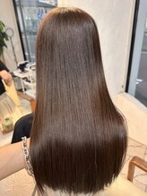 ロトヘアー(LOTO HAIR) ロング×レイヤー×モカグレー