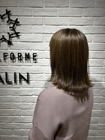 ヘア スパ ビューティー エールフォルム(HAIR SPA BEAUTY YELLFORME)&nbsp;ハイライト×外ハネ