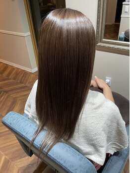 レーヴ(Reve)の写真/【別府/当日予約OK】Reveオリジナルマッサージ付の縮毛矯正メニューで、憧れの指通り/自然な艶髪へ☆