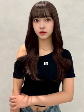 アッシュ 中野店(Ash) イメチェン/似合わせカット/フルバング/レッドブラウン/中野