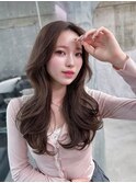黒髪ボブルフネビージュ小顔ワンレン顔まわり韓国レイヤーカット