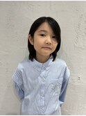 【キッズカット】ミディアムレイヤー