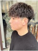 ツイストスパイラルパーマツイストパーマメンズマッシュパーマ