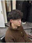 メンズ波巻きパーマ