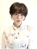 丸み可愛いショート　熊本ショート　ショートボブ　髪質改善