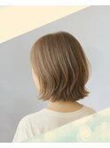 丸み×外ハネが絶妙◎大人可愛いボブヘア