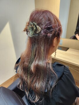 ウェーブ(WAVE) 【ヘアアレンジ】花アレンジ/推し活/イベント