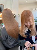 ハイトーンベージュハイライト