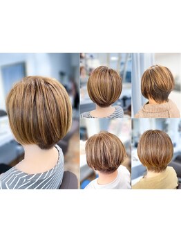 [駐車場あり]白髪ぼかし/ハイライトで白髪を明るく活かすカラーに◎ご年齢を気にせずにカワイイが楽しめる