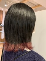 ルルバイアズール 草加店(LULU by azule)&nbsp;裾カラー，レッド，ツヤカラー【草加】