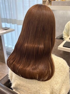 ポジ(poji) 髪質改善カラー　艶カラー　ブラウンカラー　ミディアム