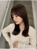 レイヤー/セミロングボブ髪質改善縮毛矯正白髪ぼかしショート